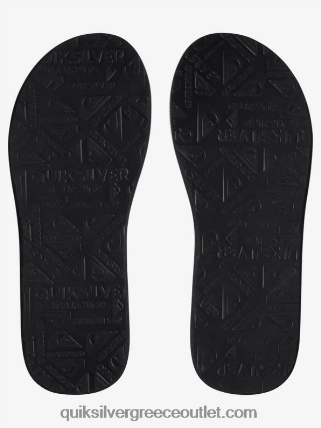 σανδάλια squish carver Quiksilver άνδρες 66LP84936 μαύρο/γκρι