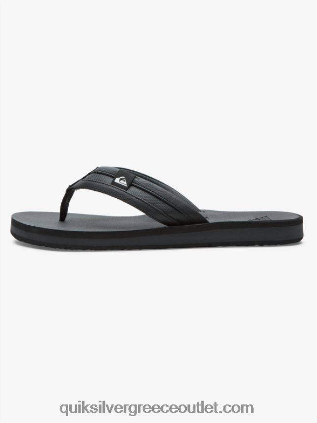 σανδάλια squish carver Quiksilver άνδρες 66LP84938 μαύρος