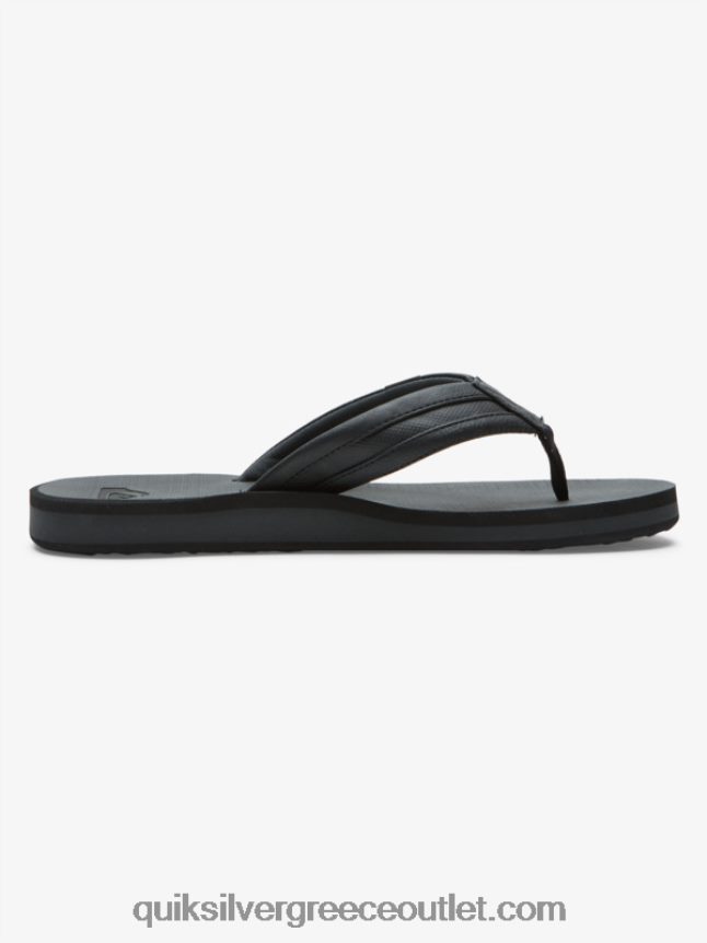 σανδάλια squish carver Quiksilver άνδρες 66LP84938 μαύρος