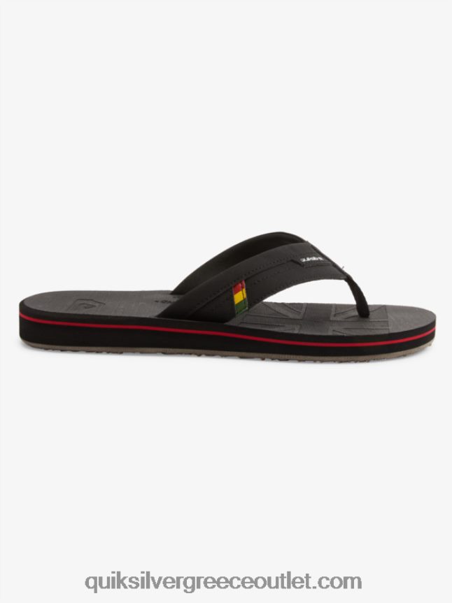 νησιώτικη όαση squish slide σανδάλια Quiksilver άνδρες 66LP841155 μαύρος