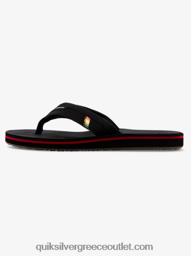 νησιώτικη όαση squish slide σανδάλια Quiksilver άνδρες 66LP841155 μαύρος